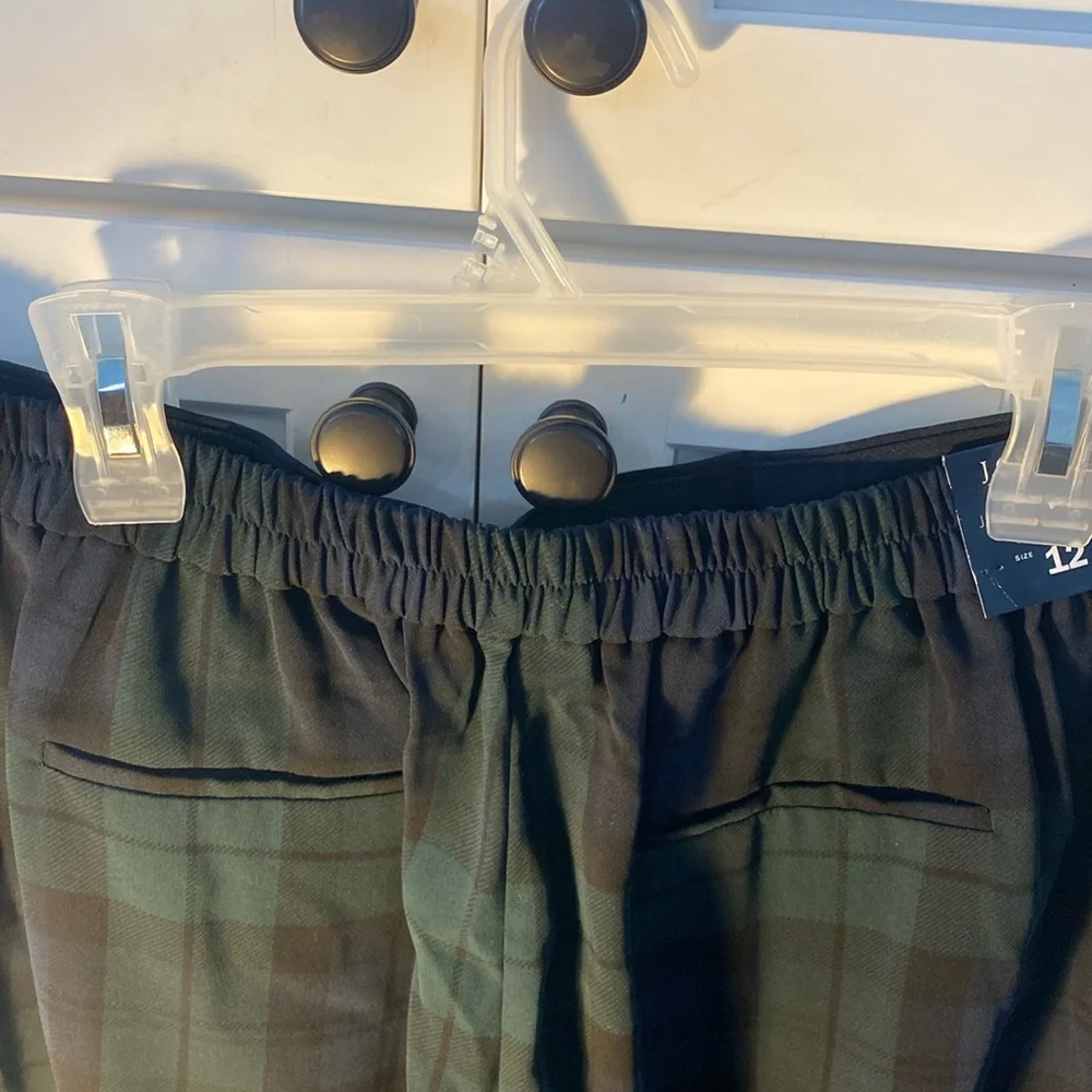 NWT! J CREW BLACKWATCH PLAID STRAIGHT LEG PANT SIZE 12 - Picture 4 of 8
